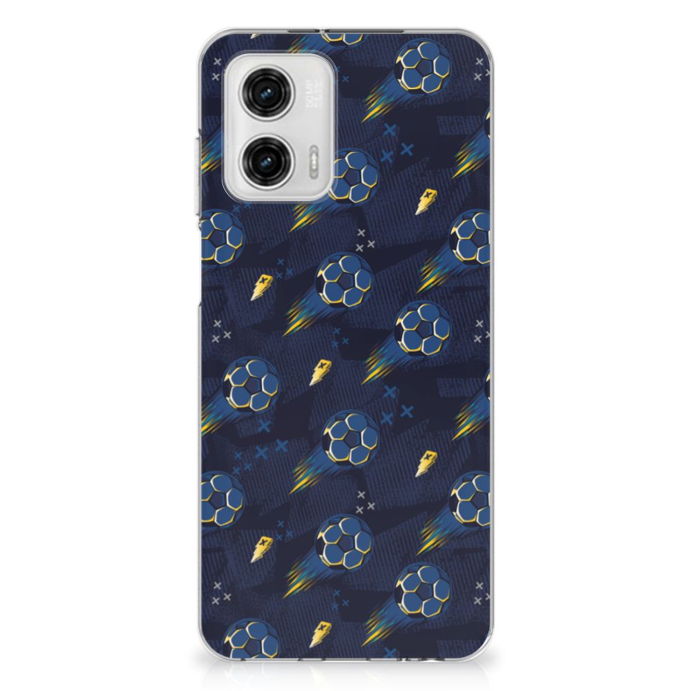 TPU bumper voor Motorola Moto G73 Voetbal