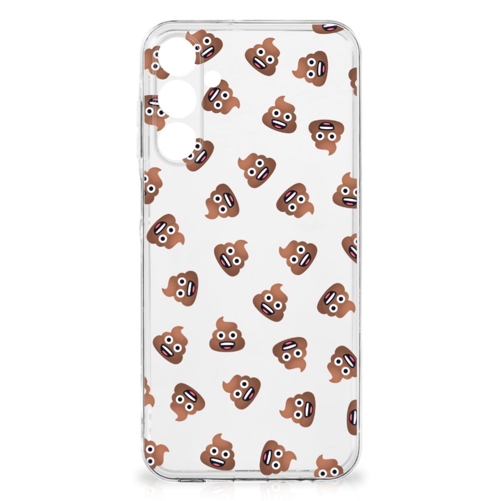 Samsung Galaxy A16 TPU bumper Poep Emojis achterkant