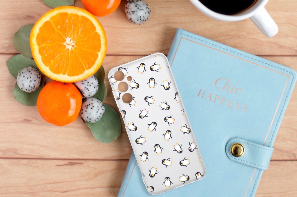 TPU bumper voor Samsung Galaxy M14 Pinguïn
