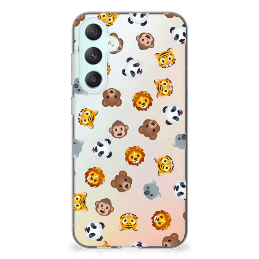 Samsung Galaxy S23 FE TPU bumper Dieren Emojis achterkant