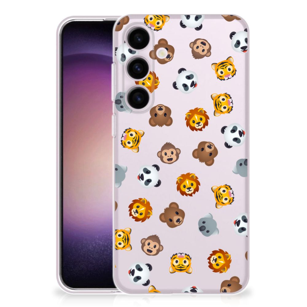 TPU bumper voor Samsung Galaxy S24 Dieren Emojis B2C Telecom