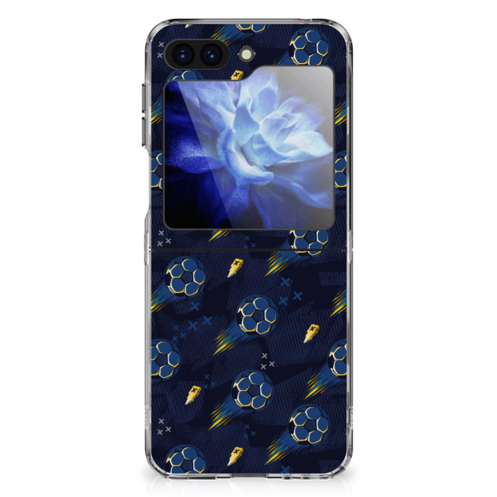 Samsung Galaxy Z Flip 6 TPU bumper Voetbal achterkant