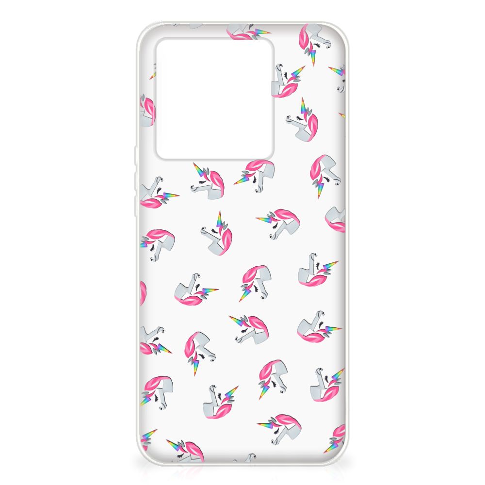 TPU bumper voor Xiaomi 13T Unicorns unicorns design achterkant