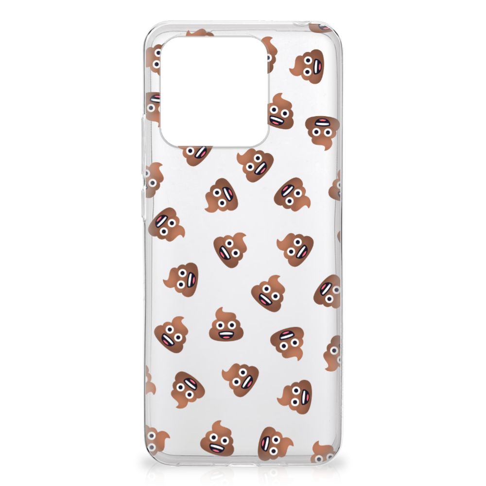 TPU bumper voor Xiaomi Redmi 10C Poep Emojis met schattige poep emoji's đŠ voor gebruiksgemak en bescherming.