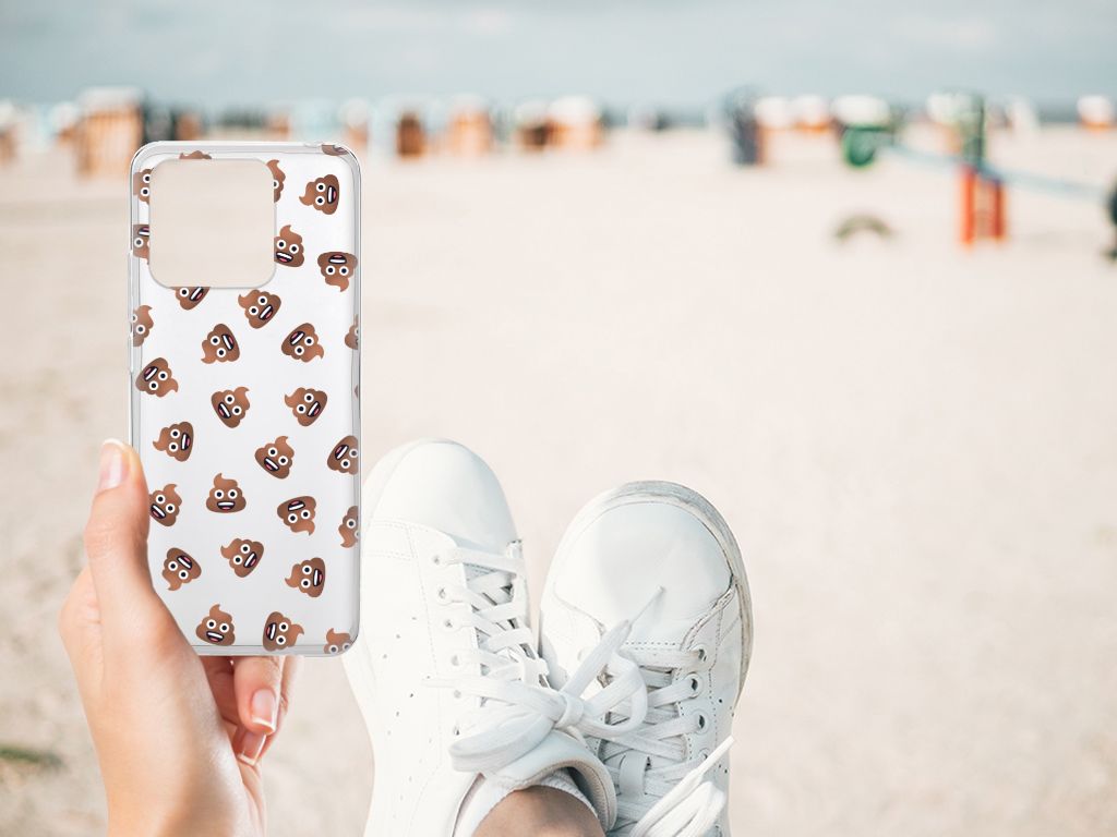 TPU bumper voor Xiaomi Redmi 10C Poep Emojis met poep emoji's, perfect cadeau voor bescherming en stijl!