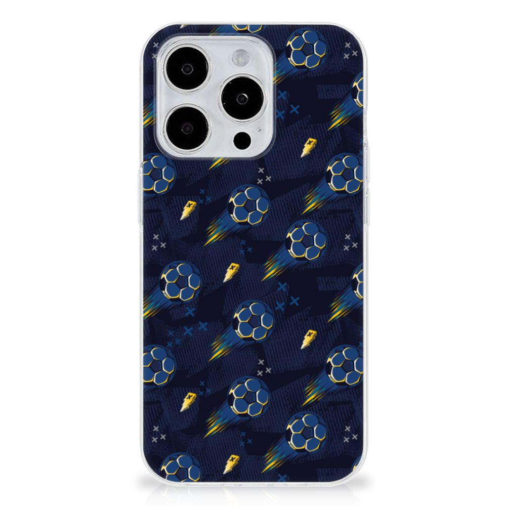 iPhone 15 Pro Max TPU bumper Voetbal achterkant