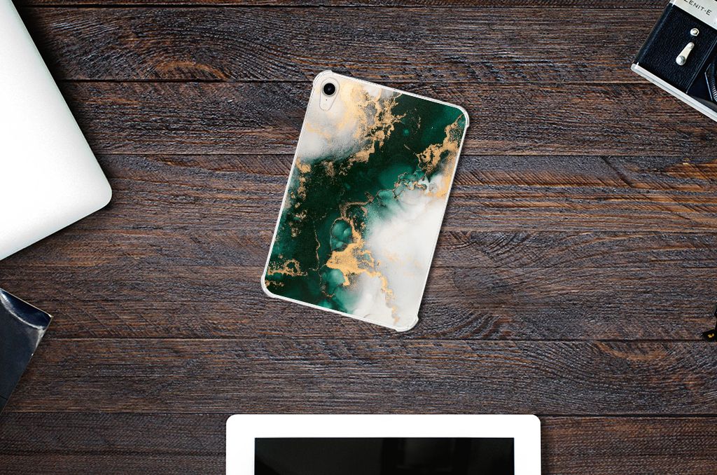 Tablet Back Cover voor Apple iPad mini 6 (2021) Marmer Groen - B2C Telecom