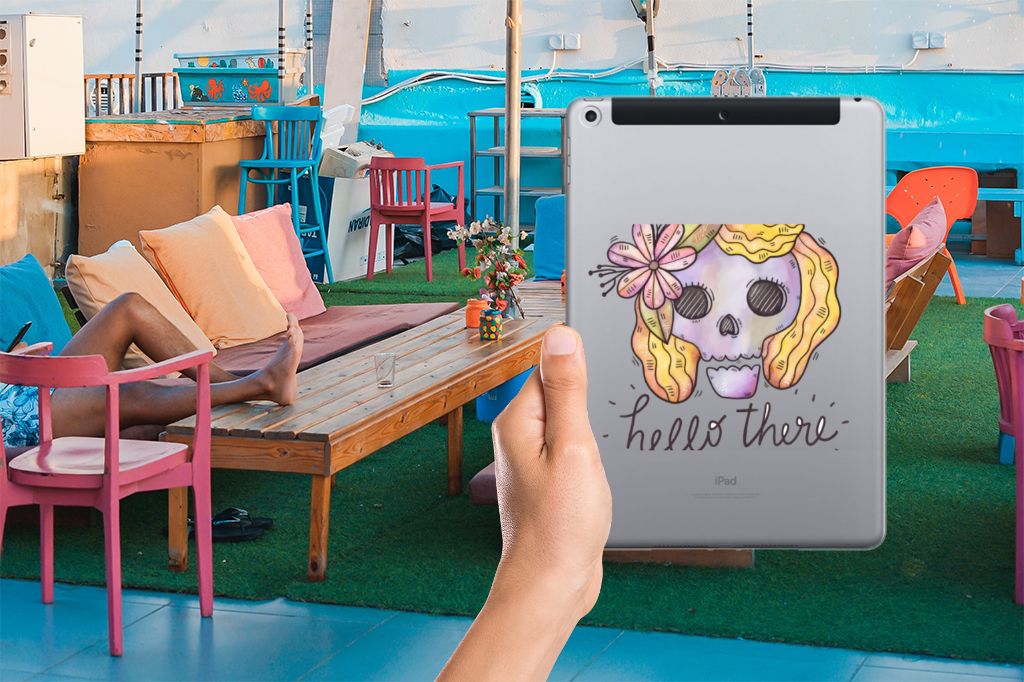 Tablet BackCover Apple iPad 9.7 2018 | 2017 Boho Skull