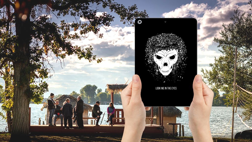 Tablet BackCover Apple iPad 9.7 2018 | 2017 Skull Hair