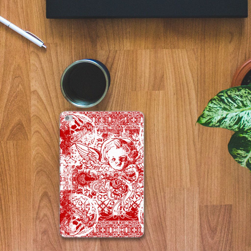 Tablet BackCover Apple iPad Mini 4 | Mini 5 (2019) Angel Skull Rood
