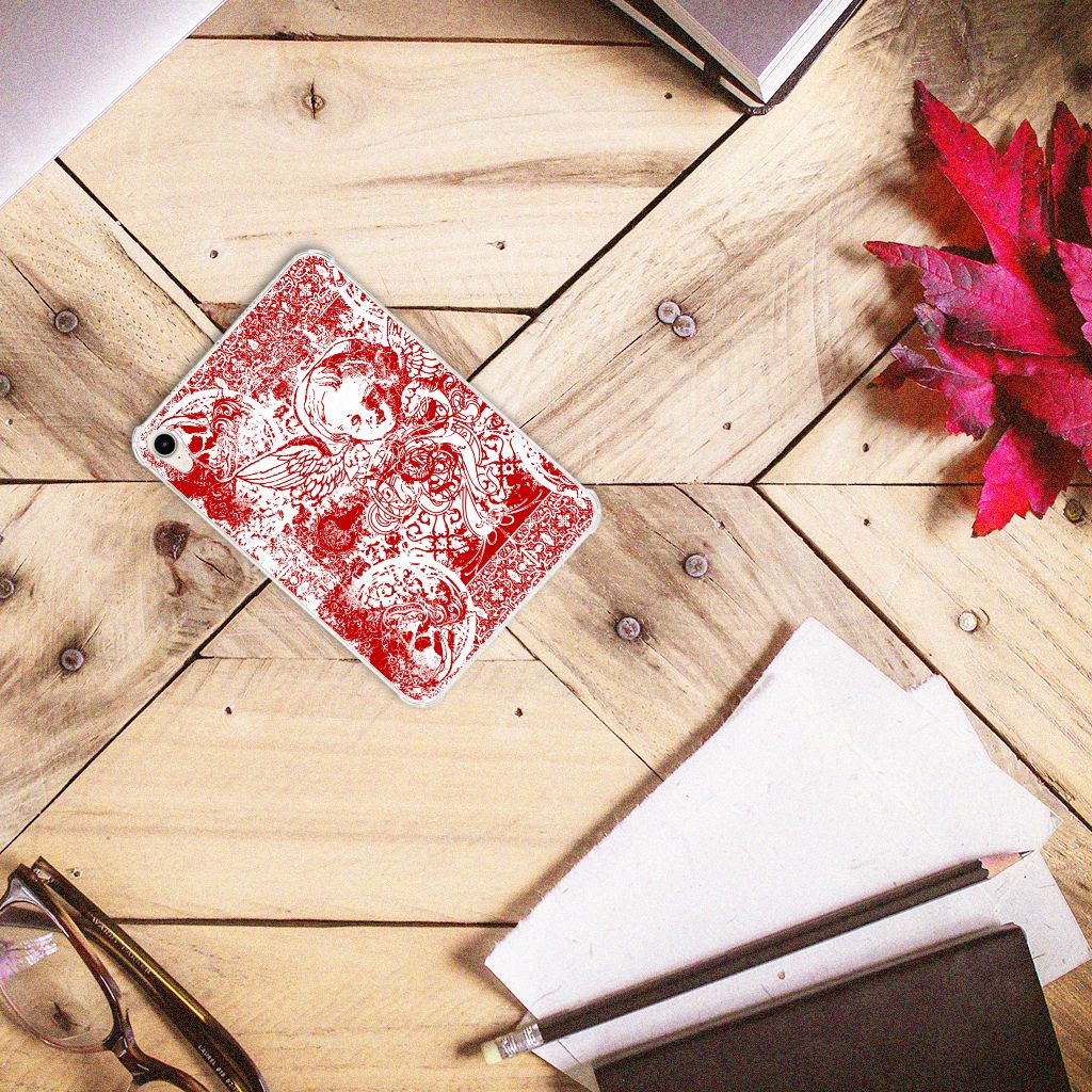 Tablet BackCover Apple iPad mini 6 (2021) Angel Skull Rood - B2C Telecom