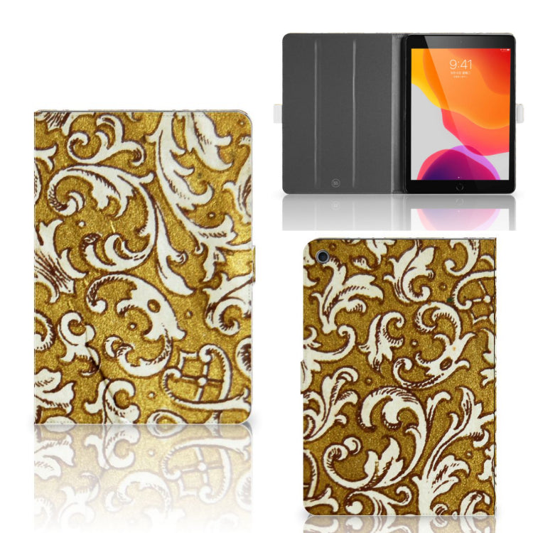 Barok Goud - collage met voor-, achter- en binnenkant