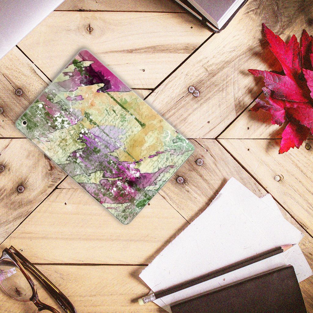 Tablethoes Apple iPad 10.2 | iPad 10.2 (2020) | 10.2 (2021) Letter Painting