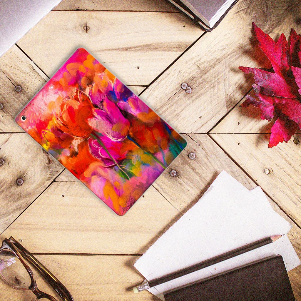 Tablethoes Apple iPad 10.2 | iPad 10.2 (2020) | 10.2 (2021) Tulips
