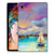 Samsung Galaxy Tab A9 Tablethoes Boat abstract schilderij voorkant.