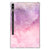 Tablethoes Samsung Galaxy Tab S9 Plus Pink Purple Paint met een prachtig watercolor design. đˇ Bescherming en uitstraling!