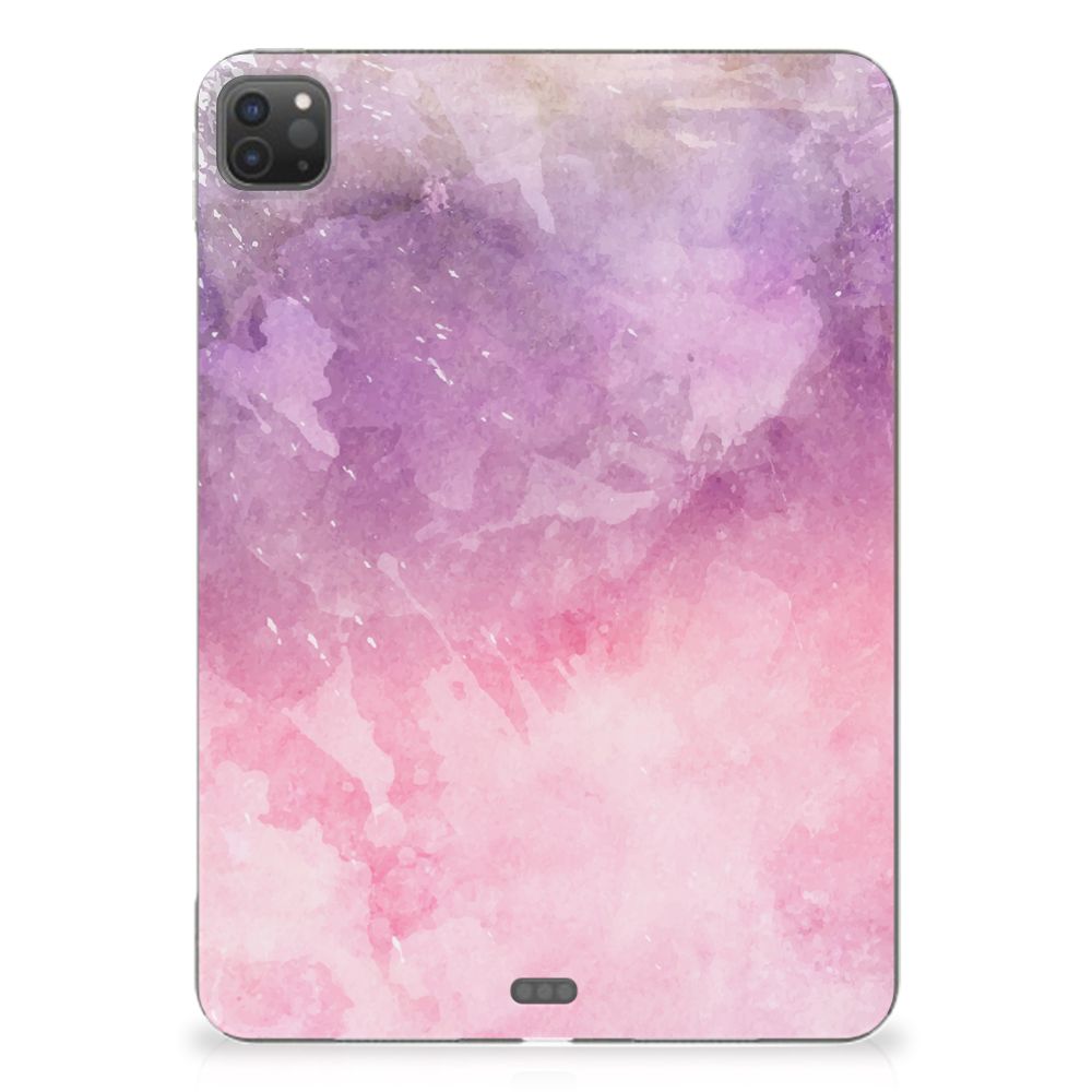 Tablethoes iPad Pro 11 (2024) Pink Purple Paint design roze paars