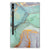Tablethoes voor Samsung Galaxy Tab S9 Plus Watercolor Mix met prachtig kleurenpatroon 🌊, biedt bescherming en gebruiksgemak.