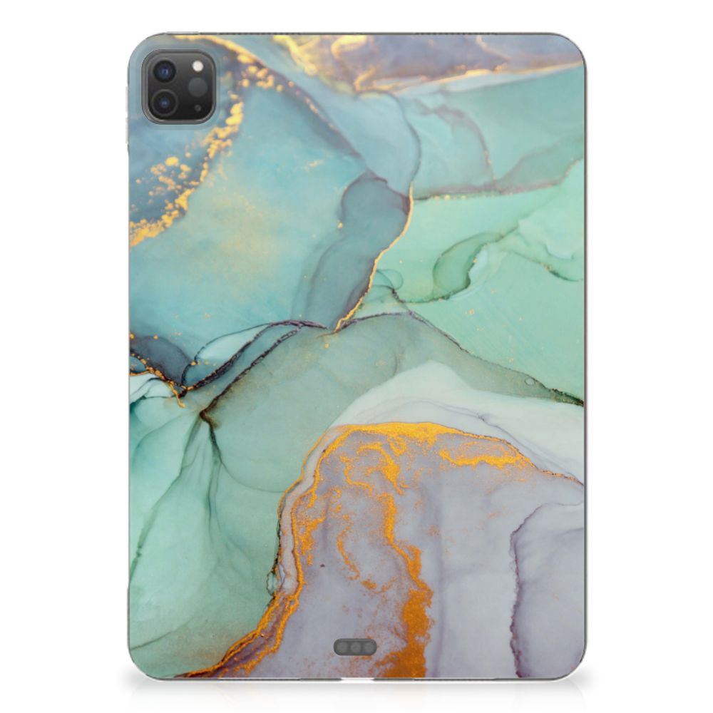 Apple iPad Pro 11 (2024) Tablethoes Watercolor Mix achterkant