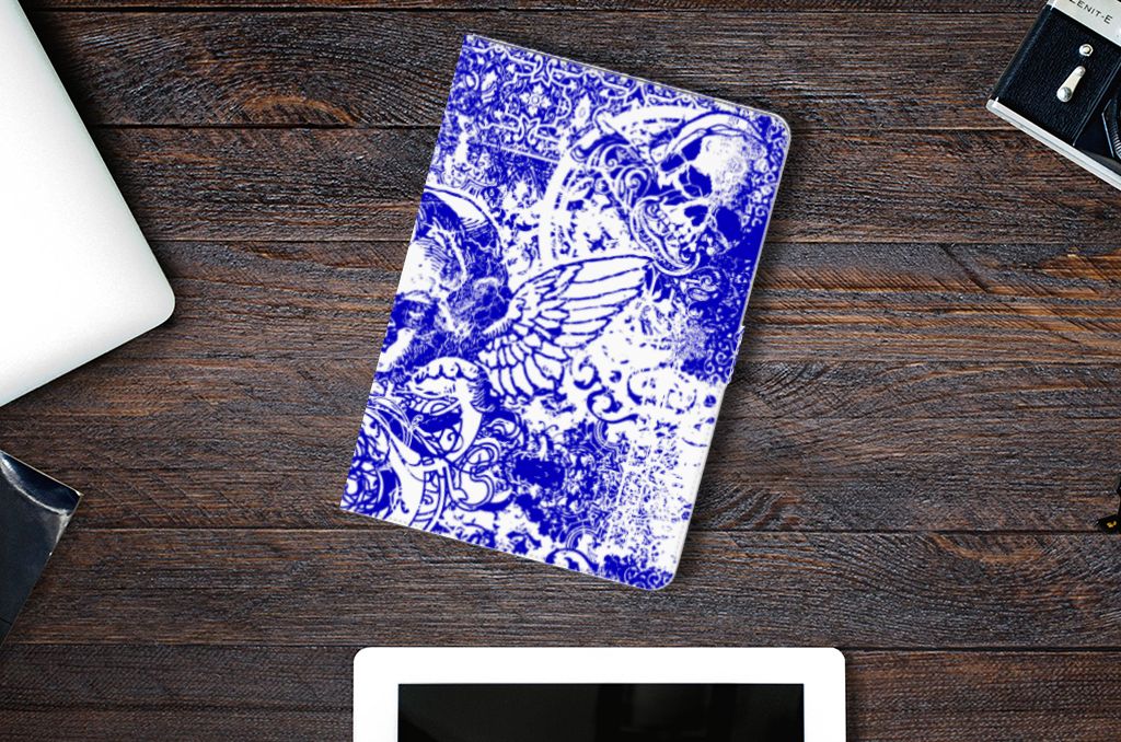 Angel Skull Blauw - lifestylefoto