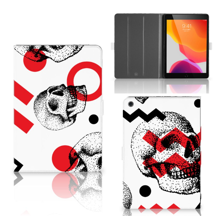 Skull Red - collage met voor-, achter- en binnenkant