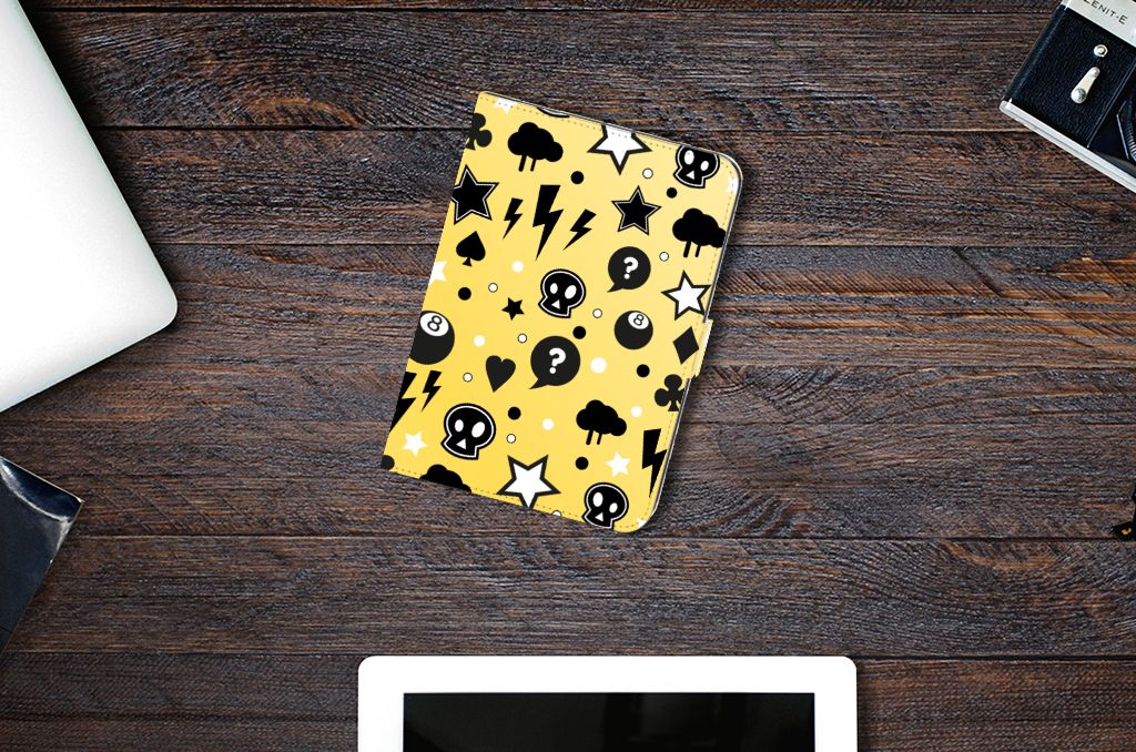 Tablettasje iPad Mini 6 (2021) Punk Geel
