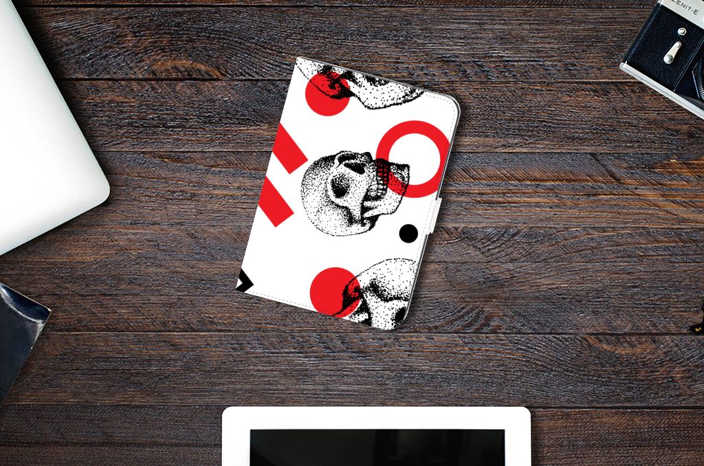 Tablettasje iPad Mini 6 (2021) Skull Red
