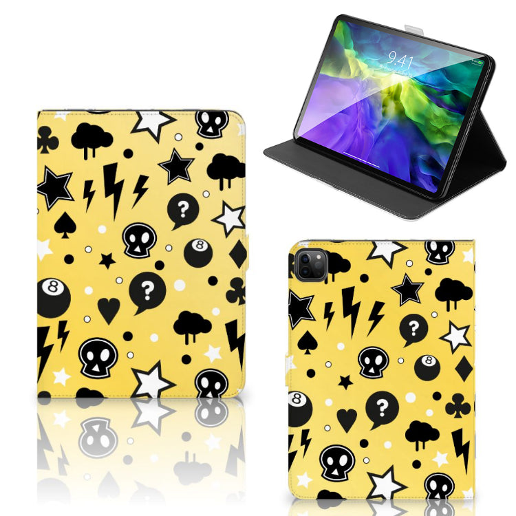 Tablettasje iPad Pro 11 2020/2021/2022 Punk Geel