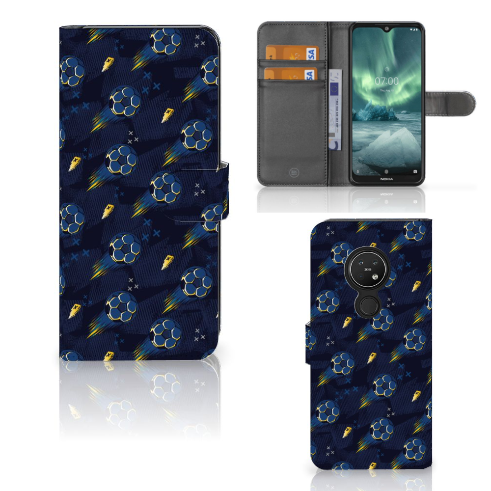 Telefoon Hoesje voor Nokia 7.2 | Nokia 6.2 Voetbal