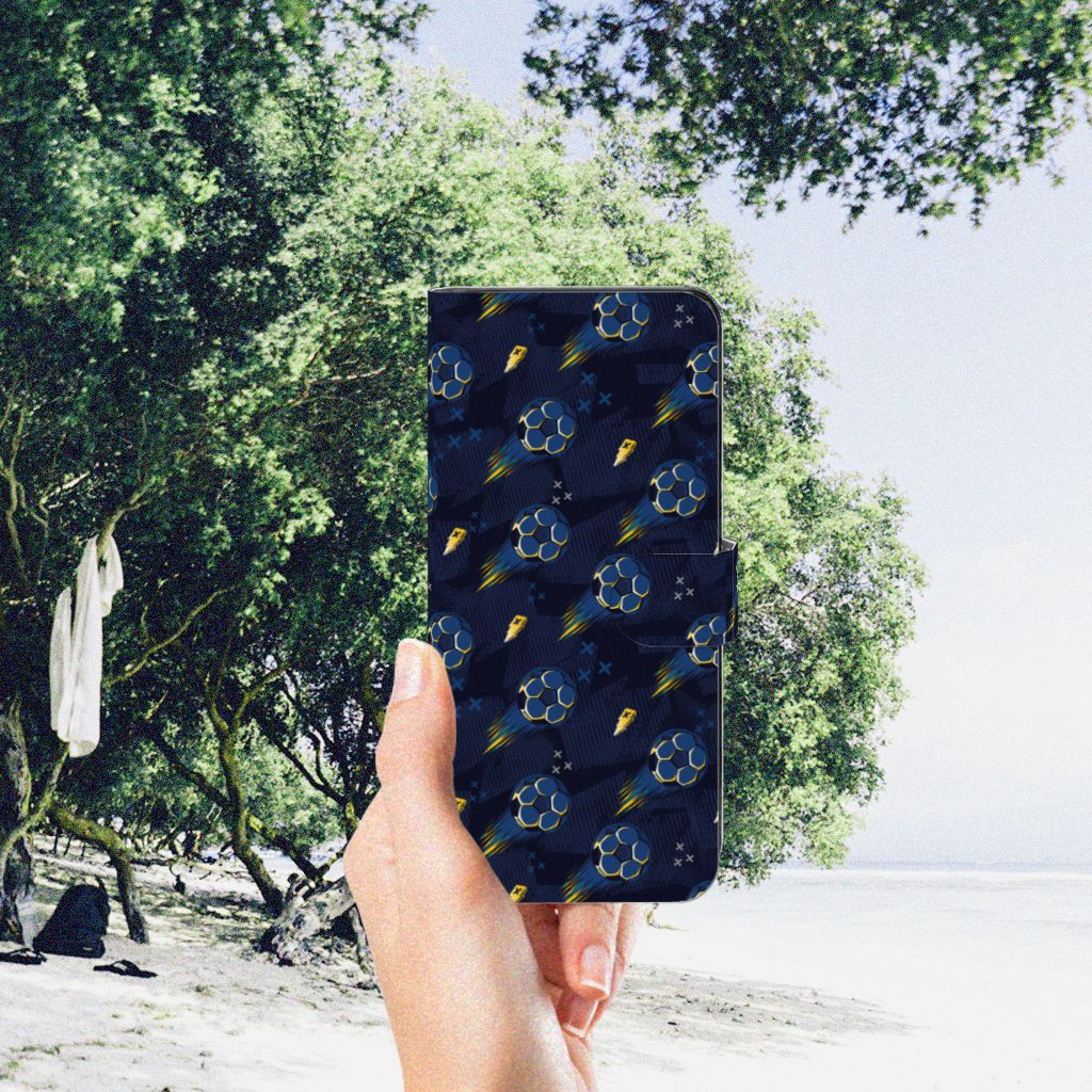 Telefoon Hoesje voor OPPO A98 5G Voetbal design met voetballen aanzicht