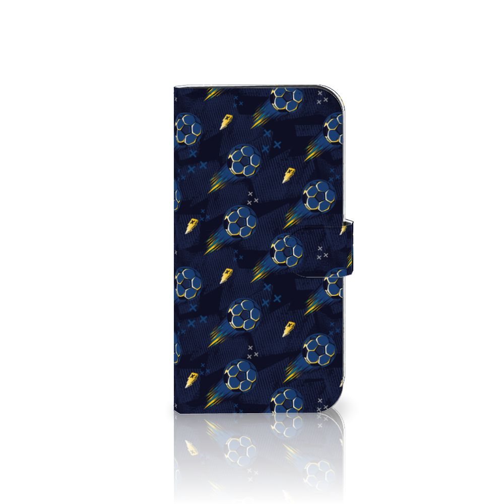 Telefoon Hoesje voor iPhone 15 Pro Max Voetbal met voetbal en bliksemschichten design âŊī¸