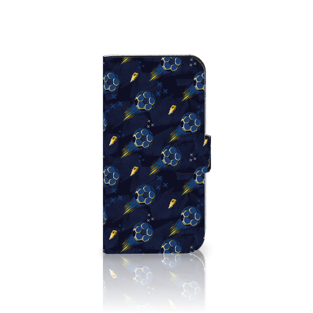 Telefoon Hoesje voor iPhone 15 Pro Voetbal met een uniek patroon van voetbal en sterren ⚽✨.