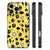 Apple iPhone 16 Pro Telefoonhoesje iPhone 16 Pro Punk Geel achteraanzicht ontwerp skulls print