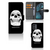 Motorola Moto G14 Telefoonhoesje met Naam Skull Eyes voor en achteraanzicht