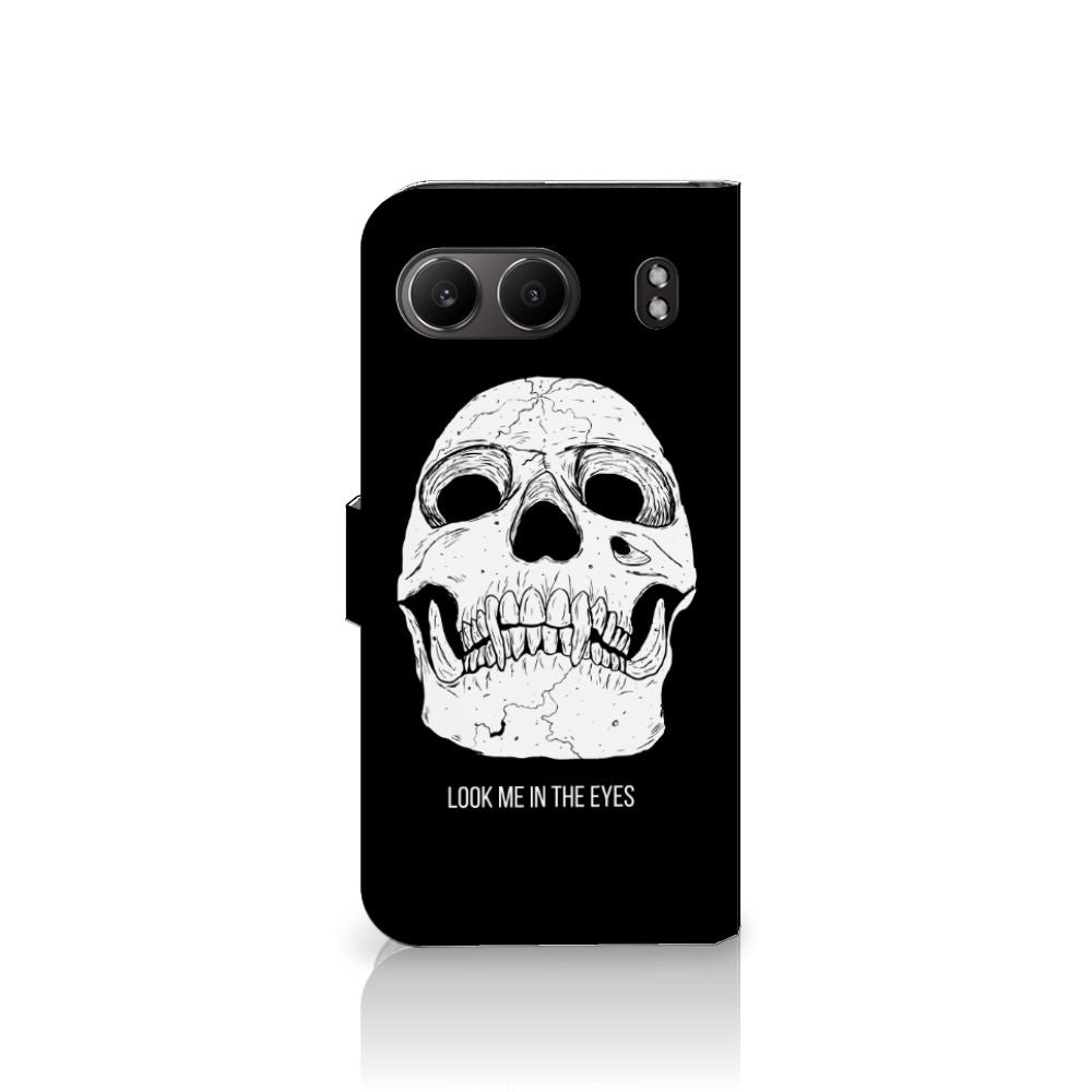 OnePlus Nord 4 Telefoonhoesje met Naam Skull Eyes voorkant