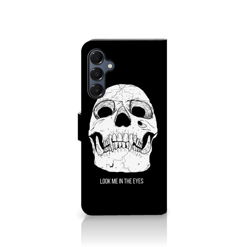 Samsung Galaxy A16 4G/5G Telefoonhoesje met Naam Skull Eyes voorkant