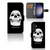 Samsung Galaxy S24 Telefoonhoesje met Naam Skull Eyes voorkant achterkant binnenkant