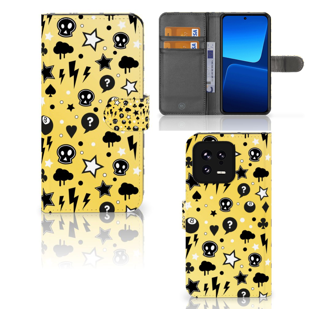 Telefoonhoesje met Naam Xiaomi 13 Punk Geel