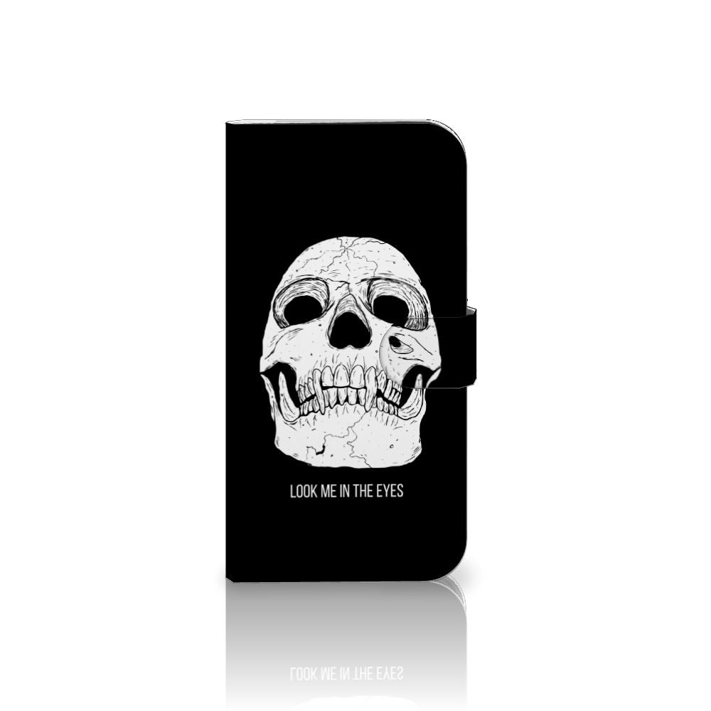 B2C Telecom iPhone 16 Plus Telefoonhoesje met Naam Skull Eyes voorkant