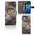 Telefoonhoesje met Pasjes Nokia G42 Britse Korthaar met afbeelding van Britse korthaar kat met gele ogen.