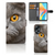 Telefoonhoesje met Pasjes OPPO A58 4G Britse Korthaar design close-up aanzicht