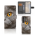 Telefoonhoesje met Pasjes Samsung Galaxy S25 Ultra Britse Korthaar kat design voorkant zijaanzicht
