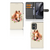 Telefoonhoesje met Pasjes voor Motorola Edge 30 Neo Paard met paard en bloemen, perfect als cadeau đ.