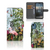 Nokia C12 Telefoonhoesje met Pasjes Jungle design voorkant en binnenkant met pasjes en telefoon