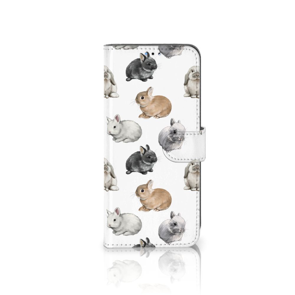 Telefoonhoesje met Pasjes voor OPPO A16/A16s/A54s Konijntjes