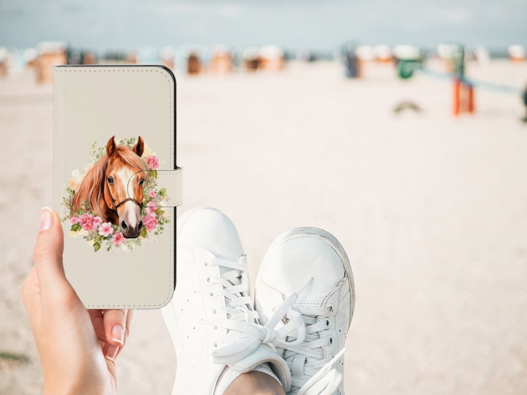 OnePlus Nord CE 3 Telefoonhoesje met Pasjes Paard aanzicht