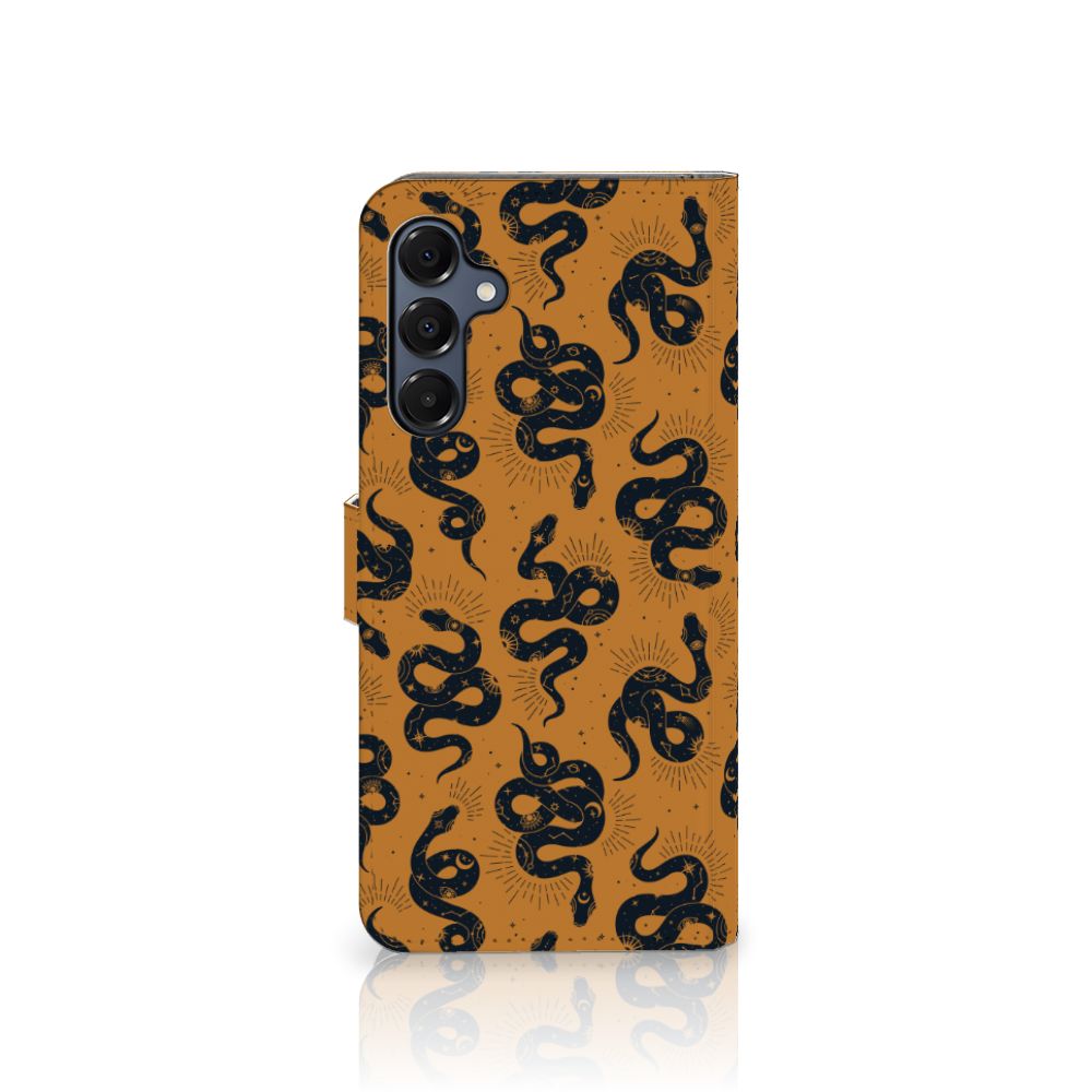 Samsung Galaxy A16 4G/5G Telefoonhoesje met Pasjes Snakes achteraanzicht