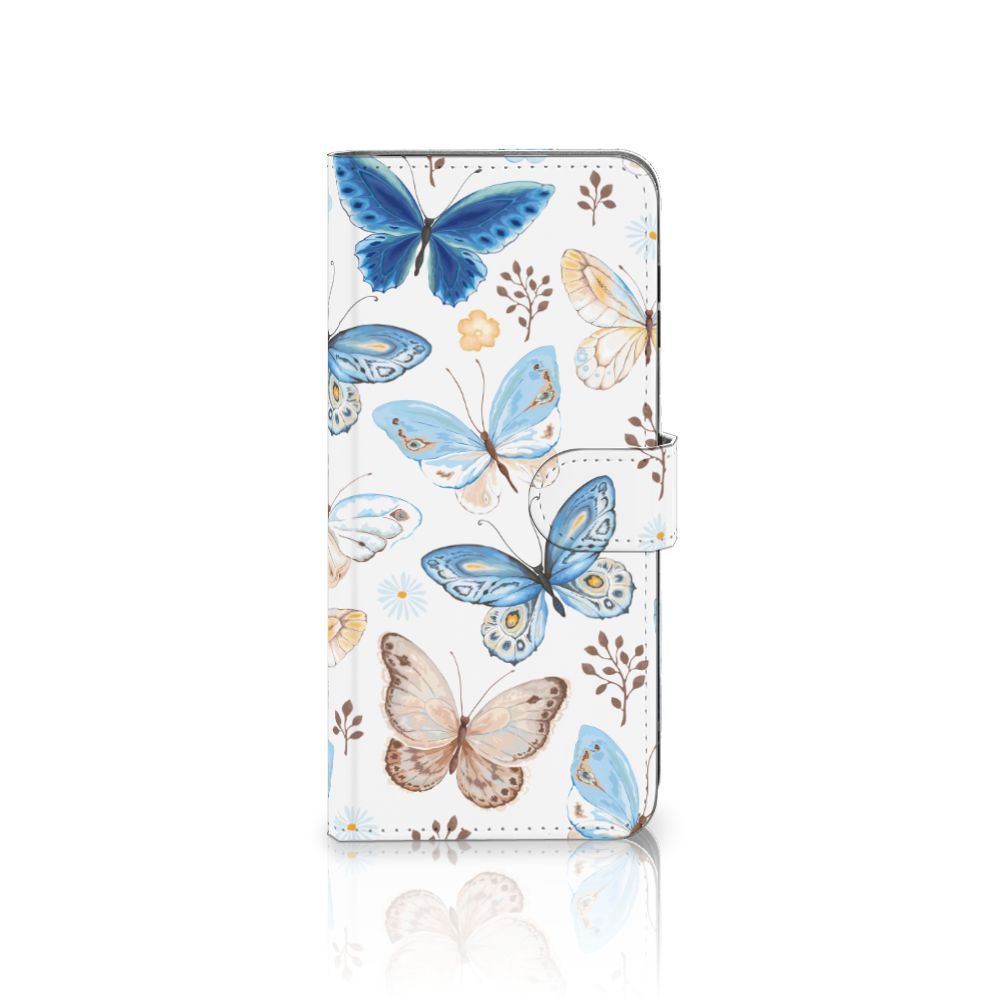 Samsung Galaxy A16 4G/5G Telefoonhoesje met Pasjes Vlinder voorkant