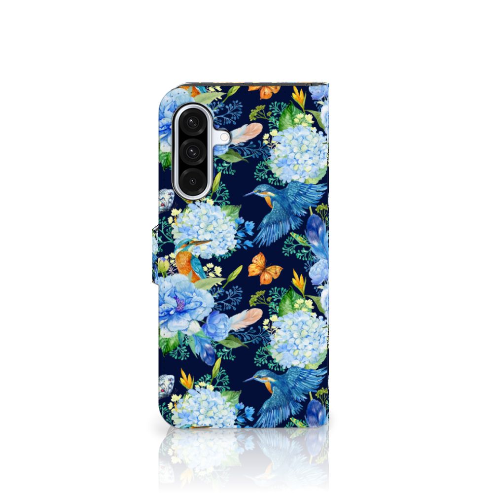 Samsung Galaxy A36 Telefoonhoesje met Pasjes IJsvogel design voorkant