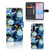 Samsung Galaxy A56 Telefoonhoesje met Pasjes IJsvogel bloemen ontwerp aanzicht